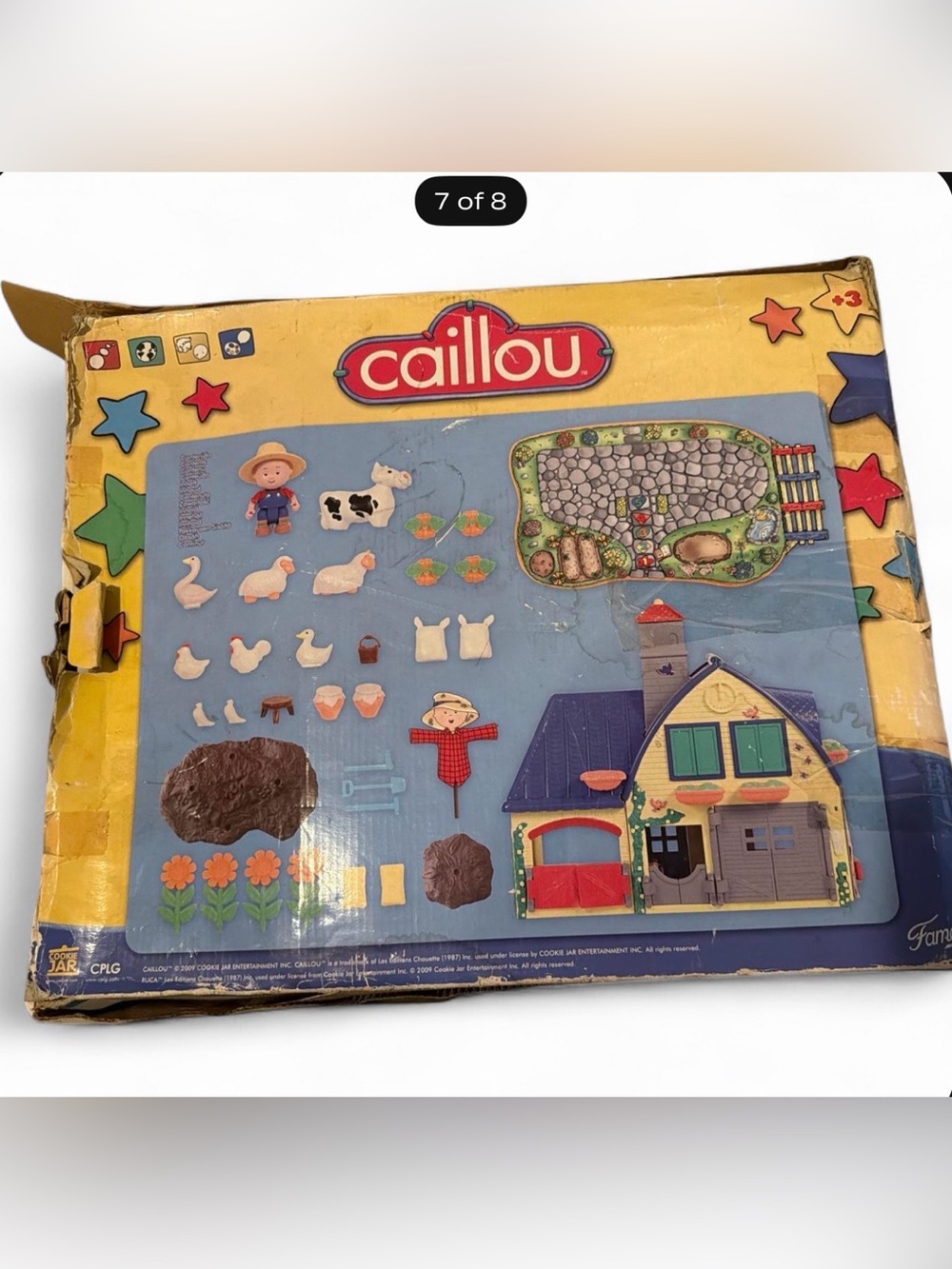 Vintage Caillou La Granja The Farm Playset 2009 Discontinued Barn Toy - Picture 2 of 7